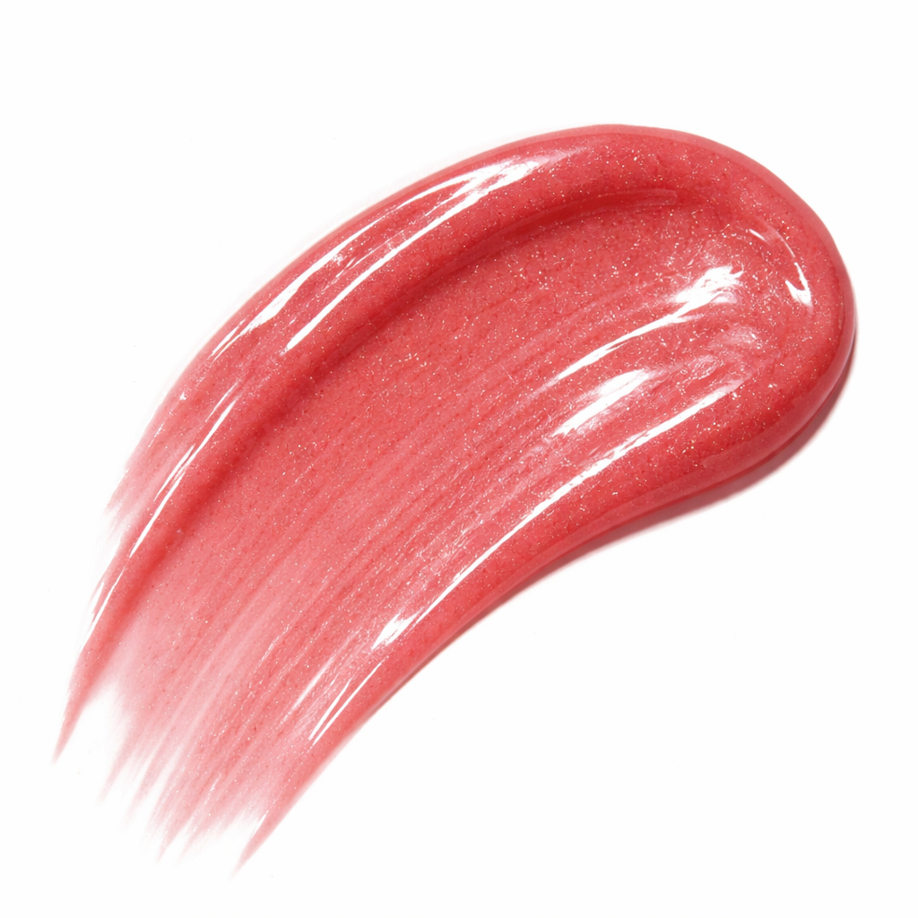 Pink lipstick swatch with color code #DD7075 on a white background