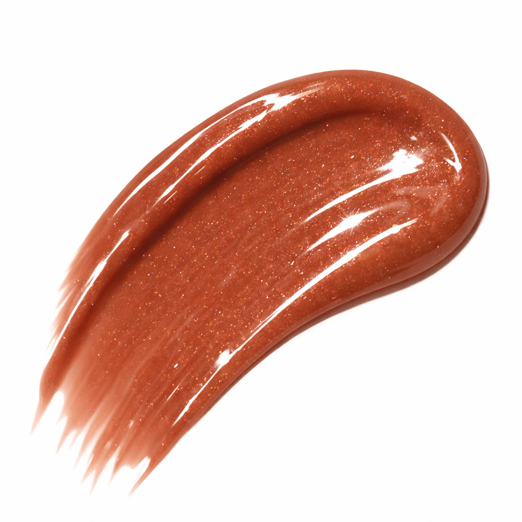 Brown lipstick swatch with color code #a8f4236 on a white background